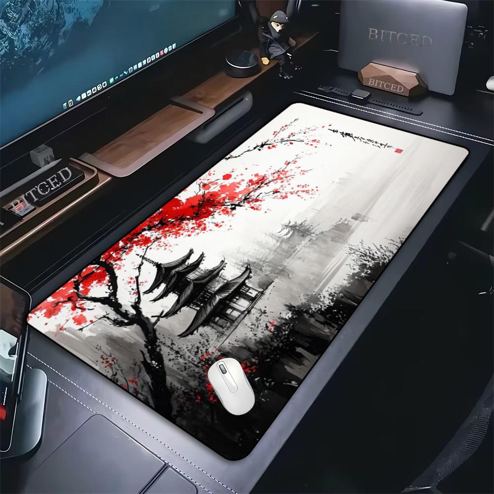 Tablet Gaming Accessories - Japanse landschap muismat Grote gaming-muismatten Antislip