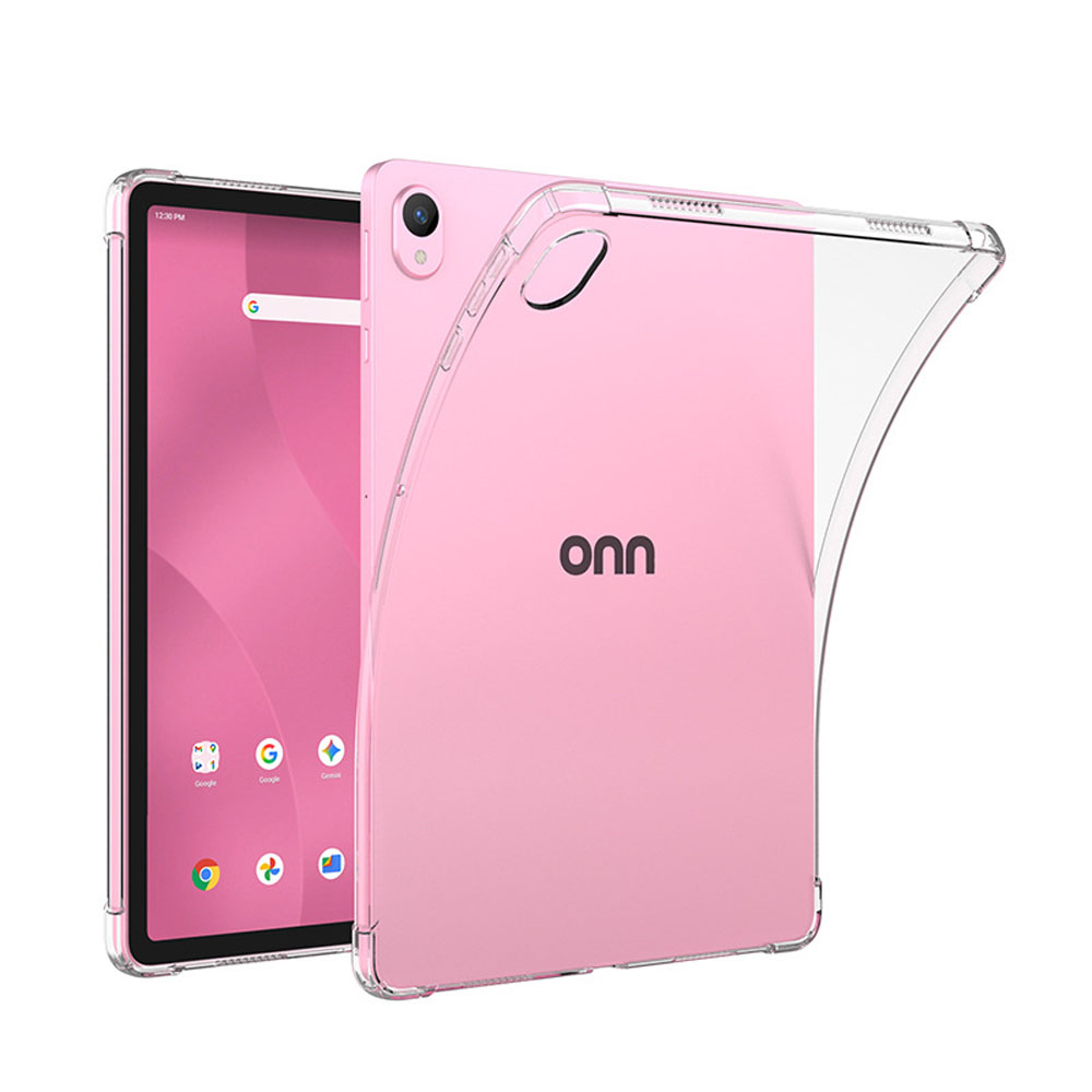 Onn Tablet Accessories - Doorzichtige TPU-hoes met luchtkussen aan de