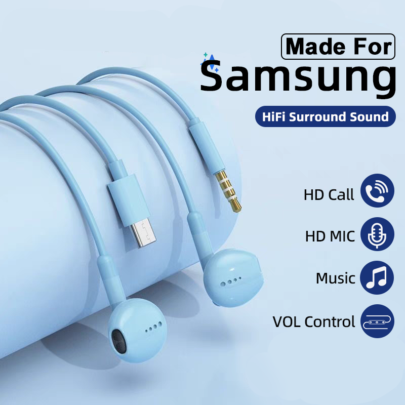 Wired Earphone Lightning - Type C Hoofdtelefoon Voor Samsung Galaxy