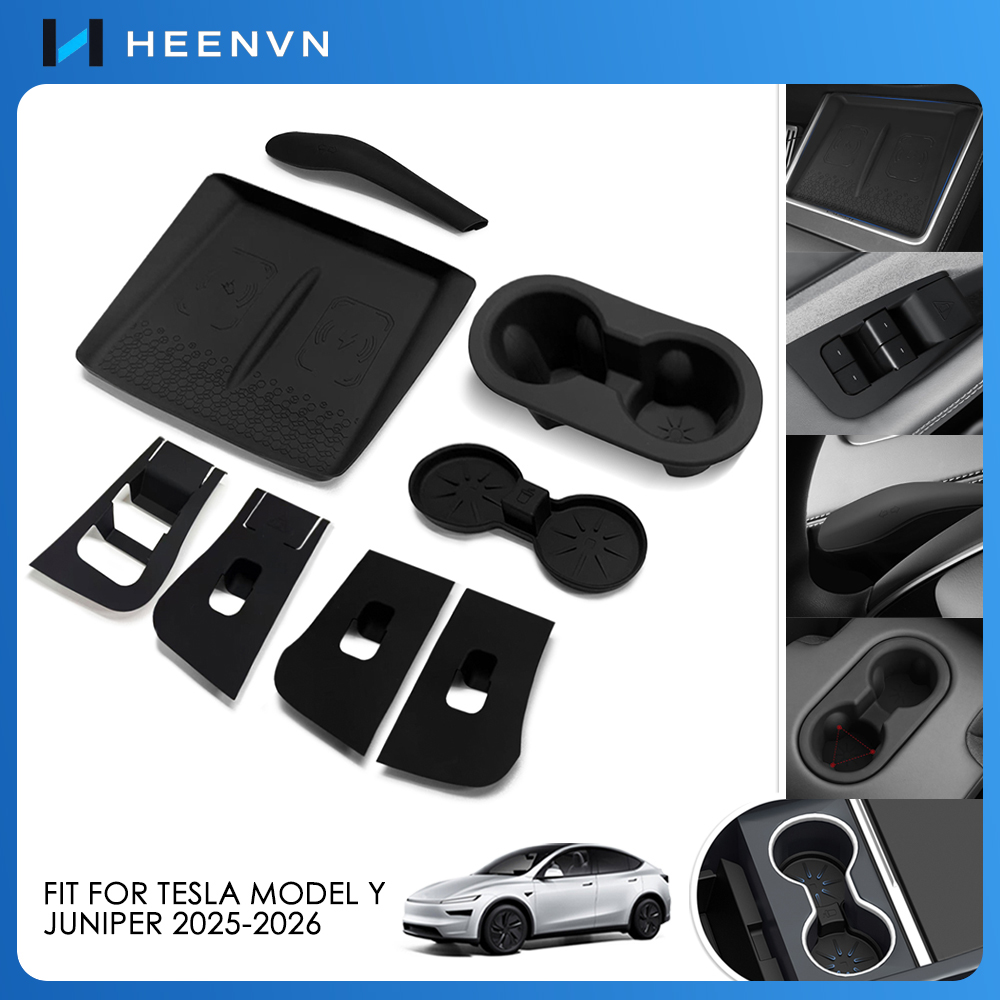 Wireless Charging Pad - Heenvn 8 Stuks Auto Draadloos Opladen