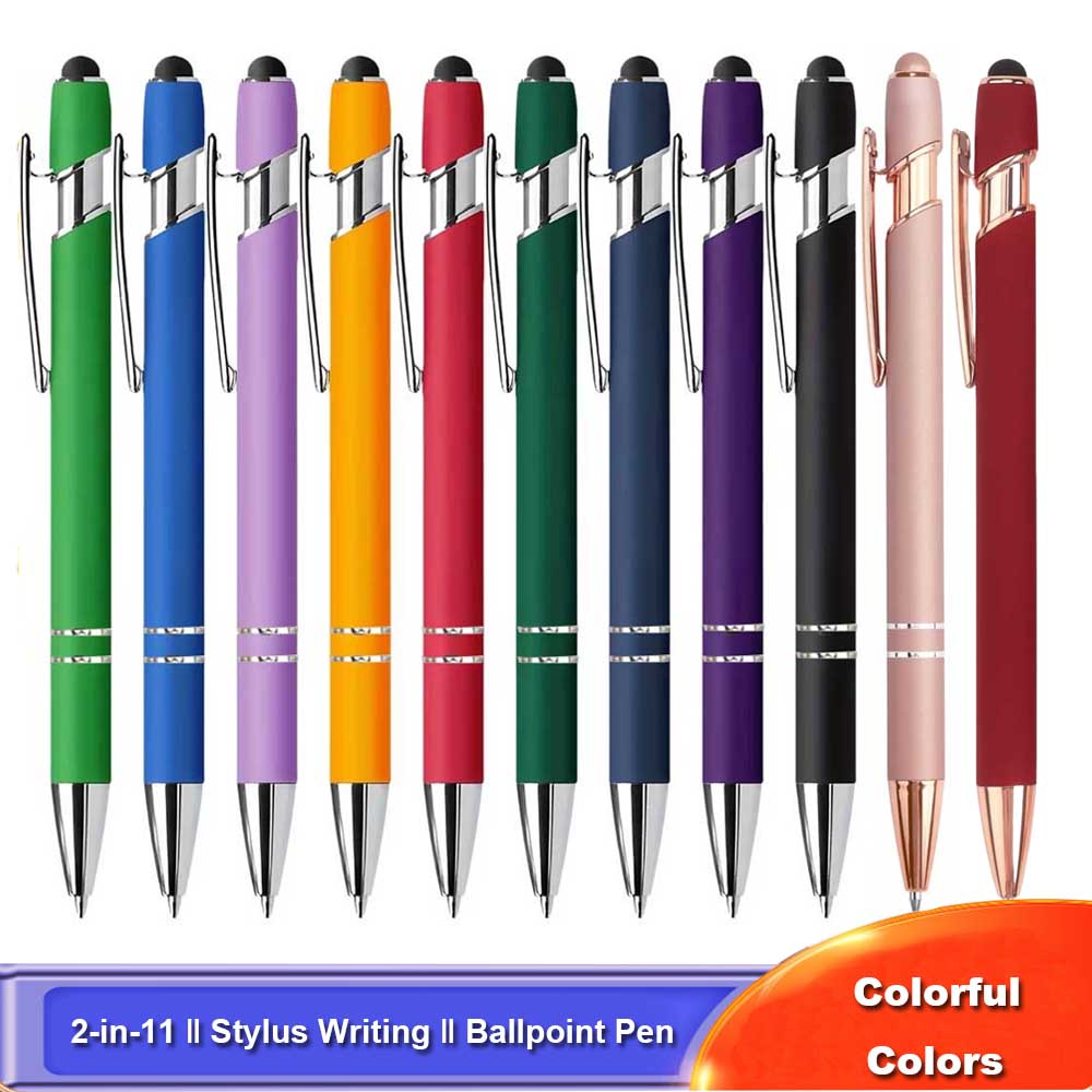 Tablet Pencil Accessories - 5-12 stuks balpen met styluspunten, metaal,