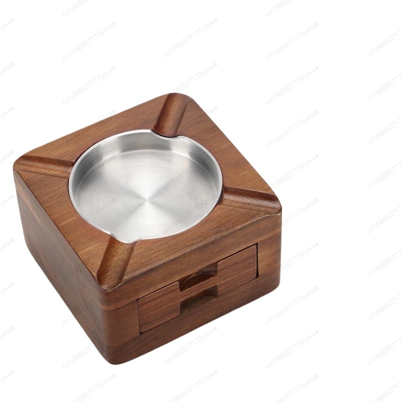 Tablet Tech Accessories - Houten sigarenasbak met telefoon-/tabletstandaard - multifunctionele