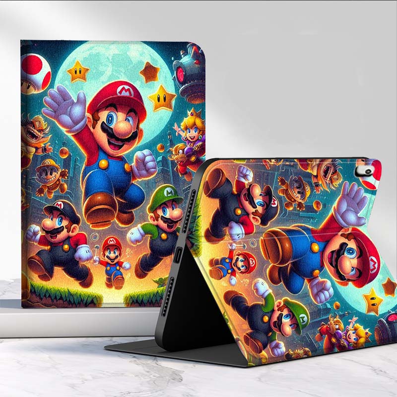 Samsung Tablet S9 Accessories - Cartoon M-Marios Art Voor Samsung Galaxy