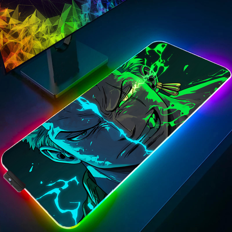 Tablet Accessories For Gaming - EEN STUK Zoro Muismat RGB Gaming