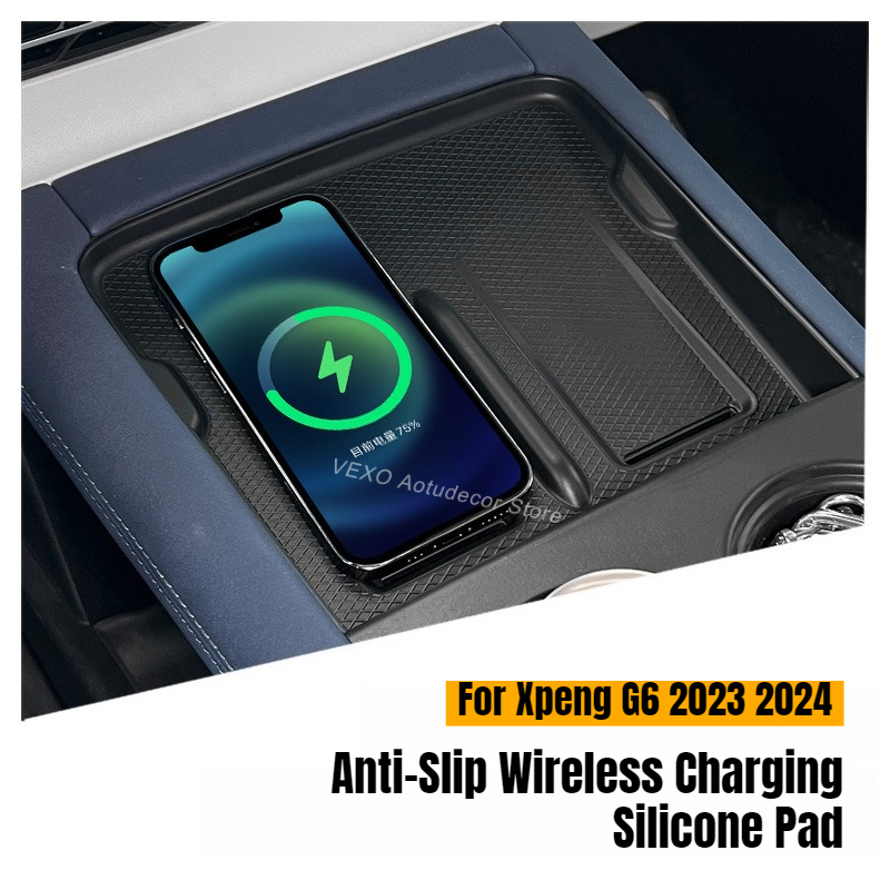 Wireless Charging Pad - Draadloze oplaadmat anti-slip siliconen beschermhoes accessoires