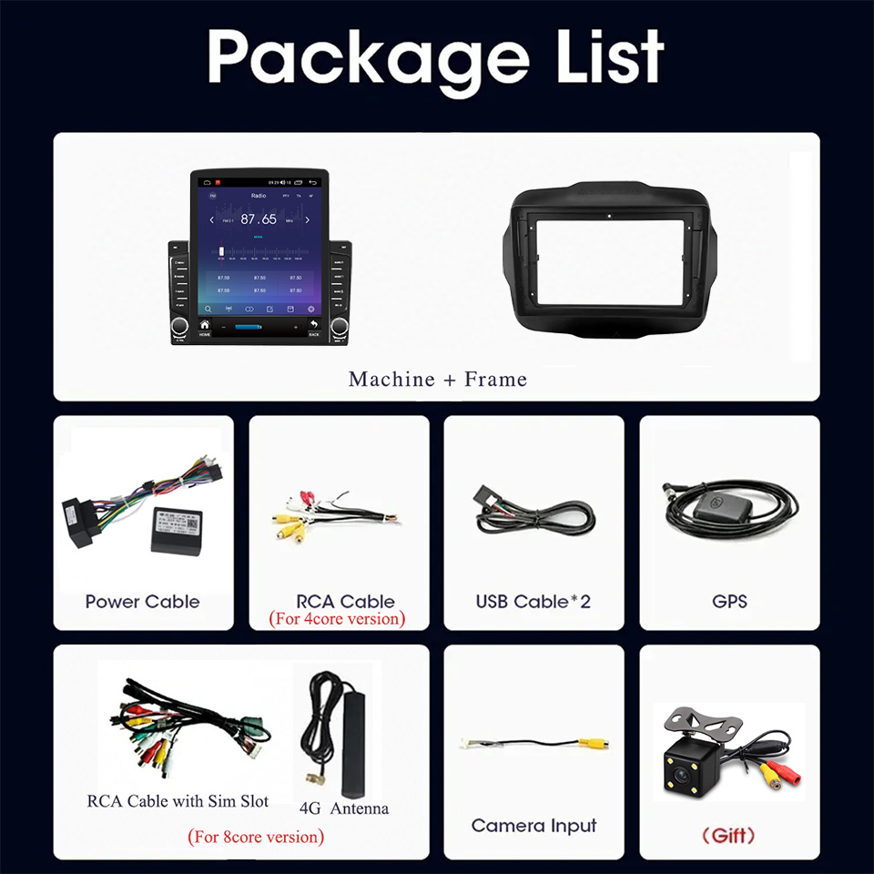 8G + 128G Android 14 Voor Jeep - Tablet Danish Mobile & Accessories Photos recensie en prijs