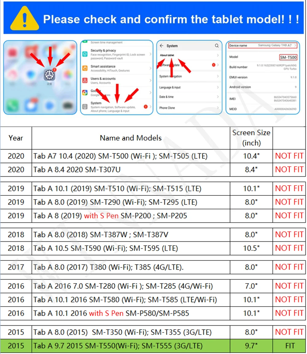 Voor Samsung Galaxy Tab EEN 9. - Vortex Tablet Accessories recensie en prijs