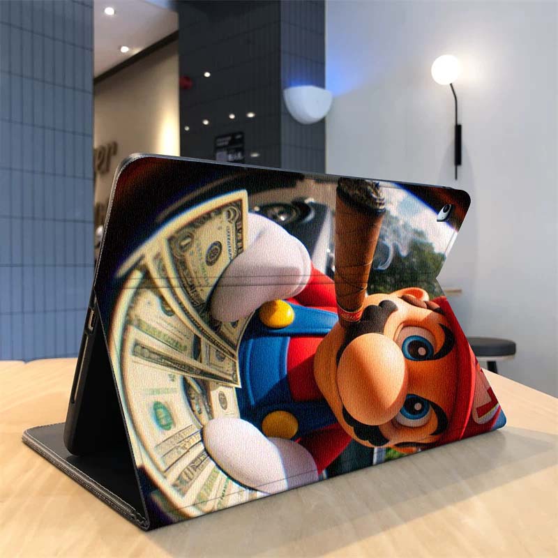 Cartoon M-Marios Art Voor Sams - Samsung Tablet S9 Accessories recensie en prijs