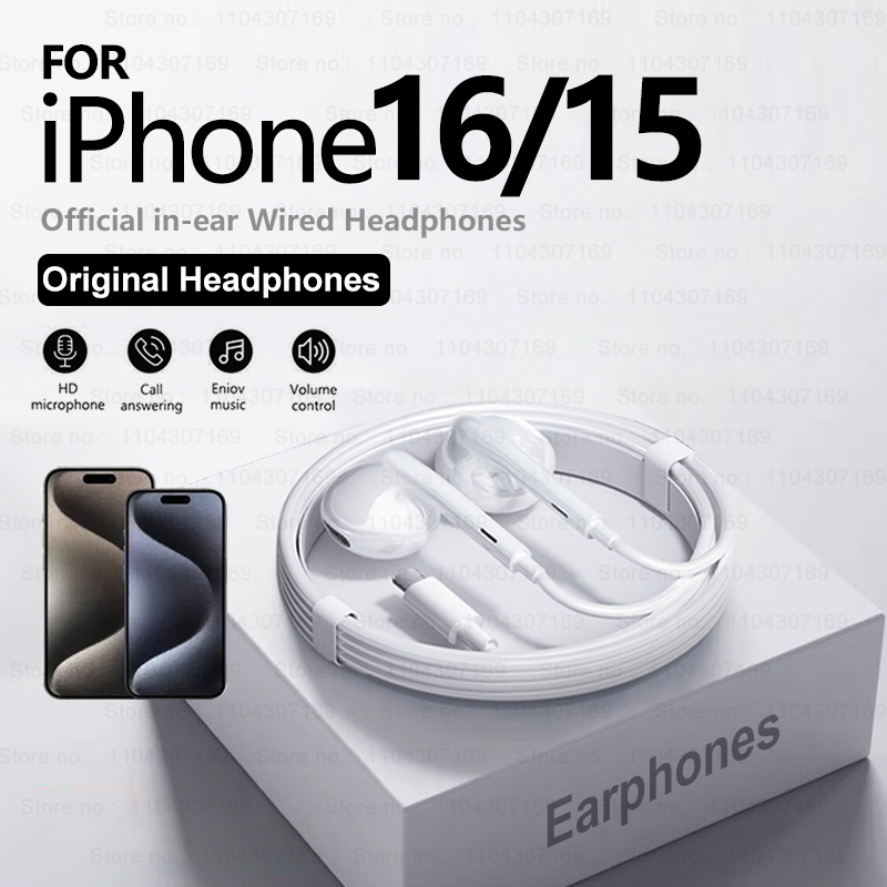 Bedrade hoofdtelefoon voor iPh - Wired Earphone Lightning recensie en prijs
