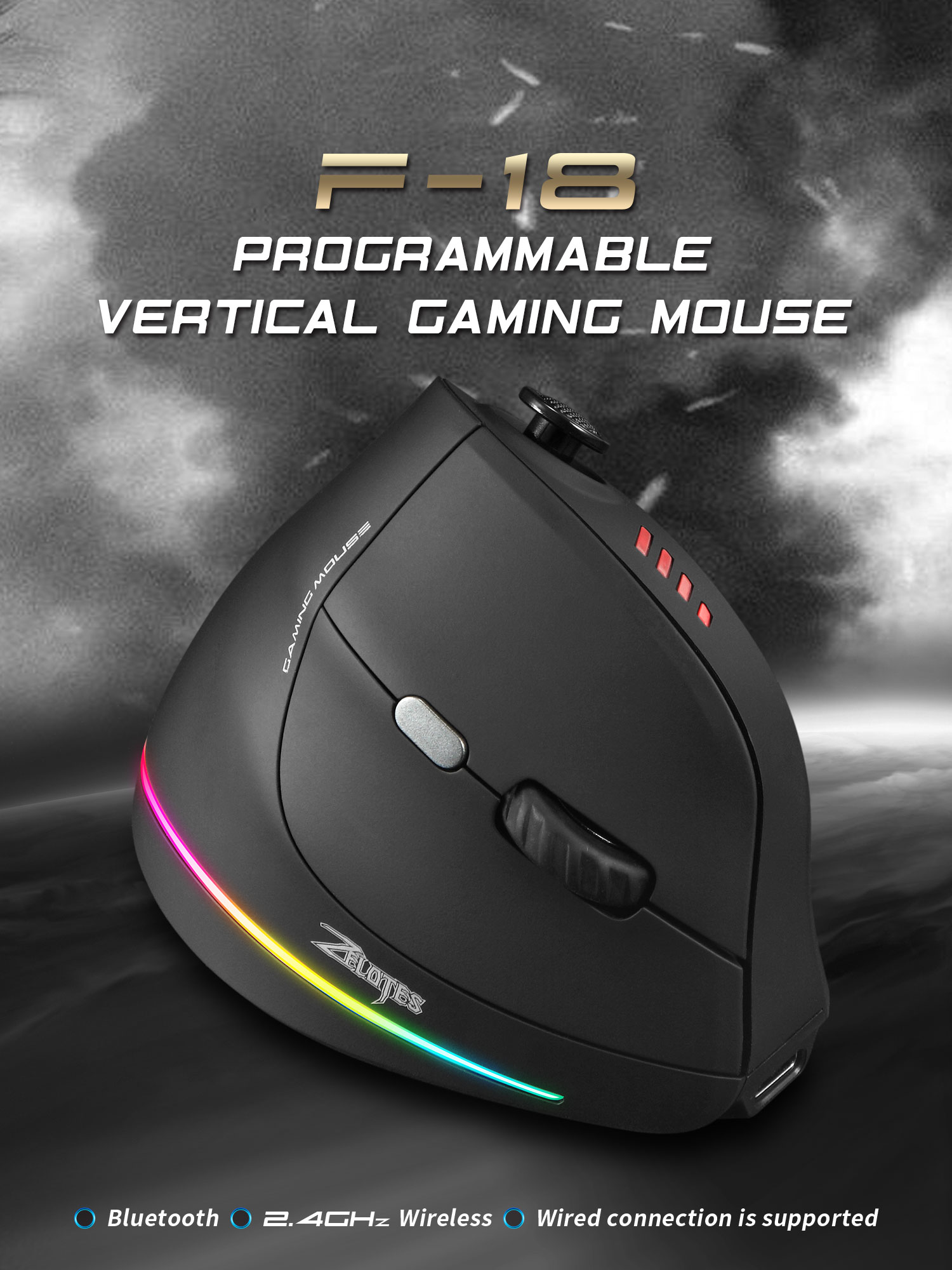 Jomaa RGB Backlit Draadloze Ve - Tablet Accessories For Gaming recensie en prijs